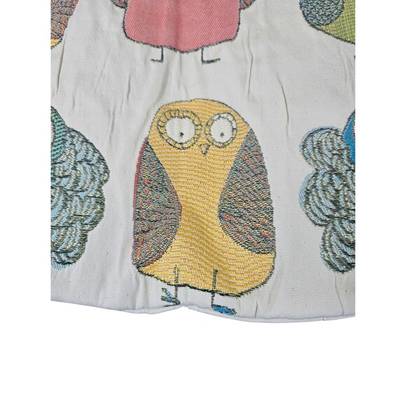 Emalee Designs Large Owl Print Shoulder Purse Art Deco HOBO Large Bag. - Picture 4 of 9